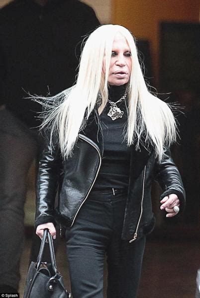 donatella versace senza truco|donatella versace designer.